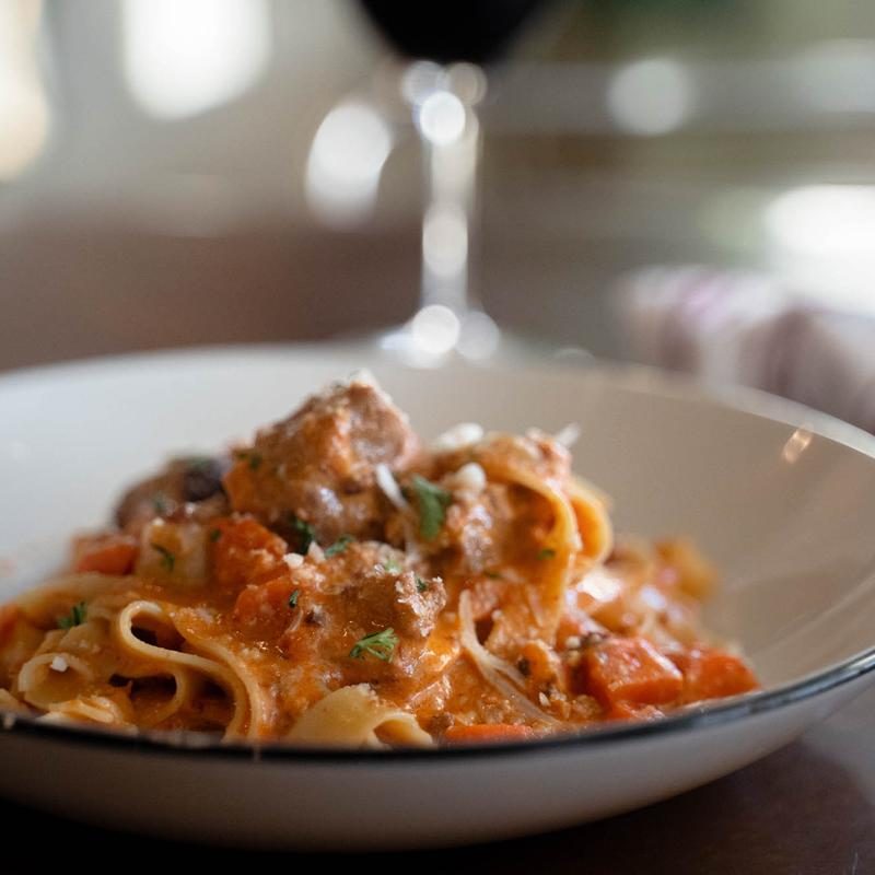 Pasta bolognese at Deadrise